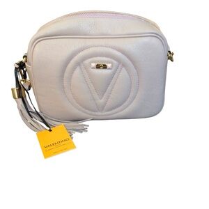 VALENTINO Mia Signature VA9302 Crossbody Bag Light purple Leather MADE IN ITALY
